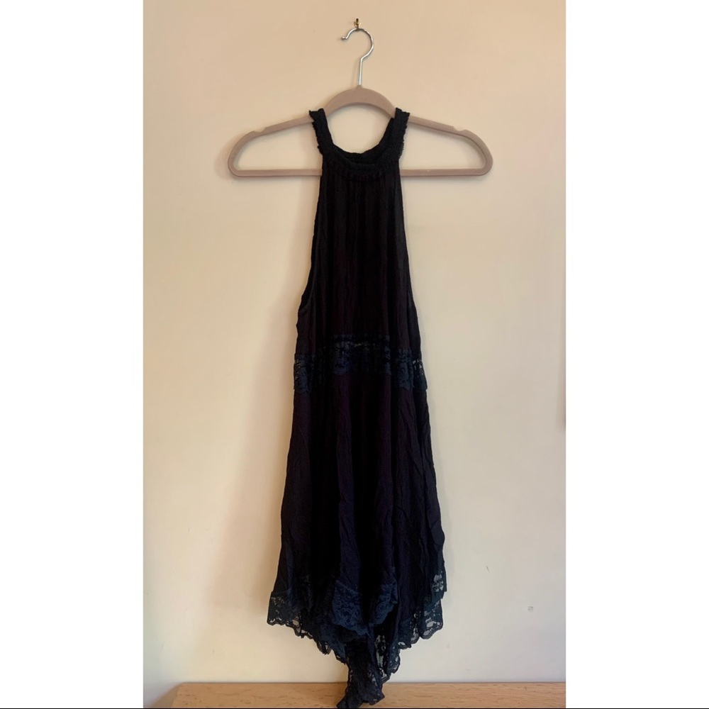 Black free people lace dress size M
